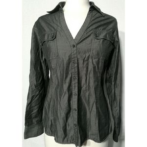 Express stretch shirt Button Down Long sleeve SZ L